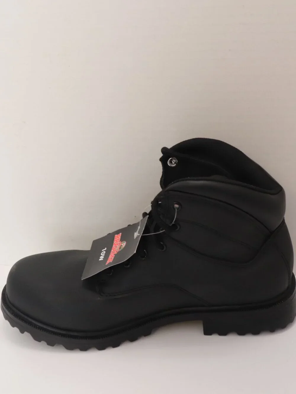 Brahma Men's Escotti Black Work Boots Size 10 NWT and in Box